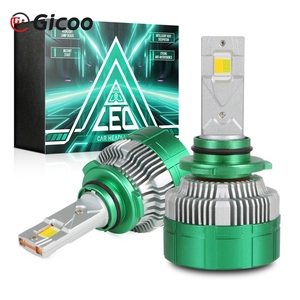 GICOO K14P 9005 Hb3 Phares antibrouillard bicolores pour voiture avec télécommande 150W, ensemble étanche de ampoules LED H4 H1 H3 H7 H11 - Product Image 3