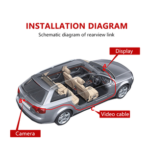 Wemaer OEM Mini cámara de marcha atrás de coche Metal impermeable visión nocturna cámara de coche para <span class=keywords><strong>Toyota</strong></span> Benz Mazda Nissan BMW - Product Image 5