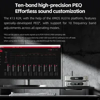 FiiO K13 R2R Masaüstü DSD Kod Çözme Kulaklık Amplifikatörü Kayıpsız HIFI Taşınabilir Kulaklık Güç Amplifikatörü