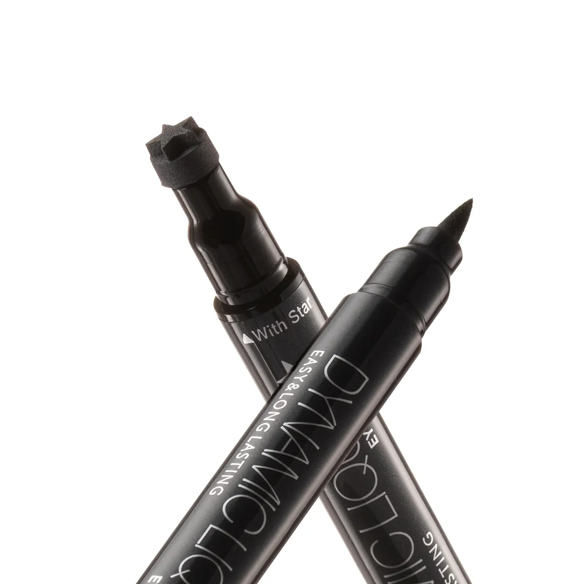 Menow E15003 Kosmetische Augenfarbe Make-up Langlebiger wasserdichter flüssiger Eyeliner-Stift mit Sterns tempel