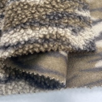 Tissu polaire tricoté 100 % polyester écologique anti-UV 320 g/m² teint, poids lourd, pour filles et garçons