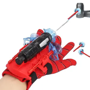 Hot selling spider silk launcher hero silk gloves firing bullet gun toys