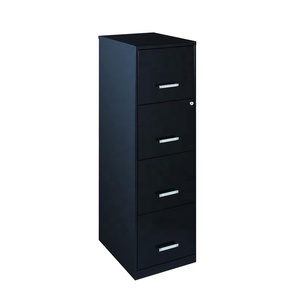 Paquete plano <span class=keywords><strong>SOHO</strong></span> de 4 cajones, archivador de metal ligero con letras verticales, bloqueo de masilla de 18 'D, color beige, venta al por mayor - Product Image 2