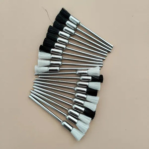 <span class=keywords><strong>Brosse</strong></span> de polissage en <span class=keywords><strong>feutre</strong></span> de coton avec tige en tissu pour le nettoyage des bijoux et du jade - Product Image 4
