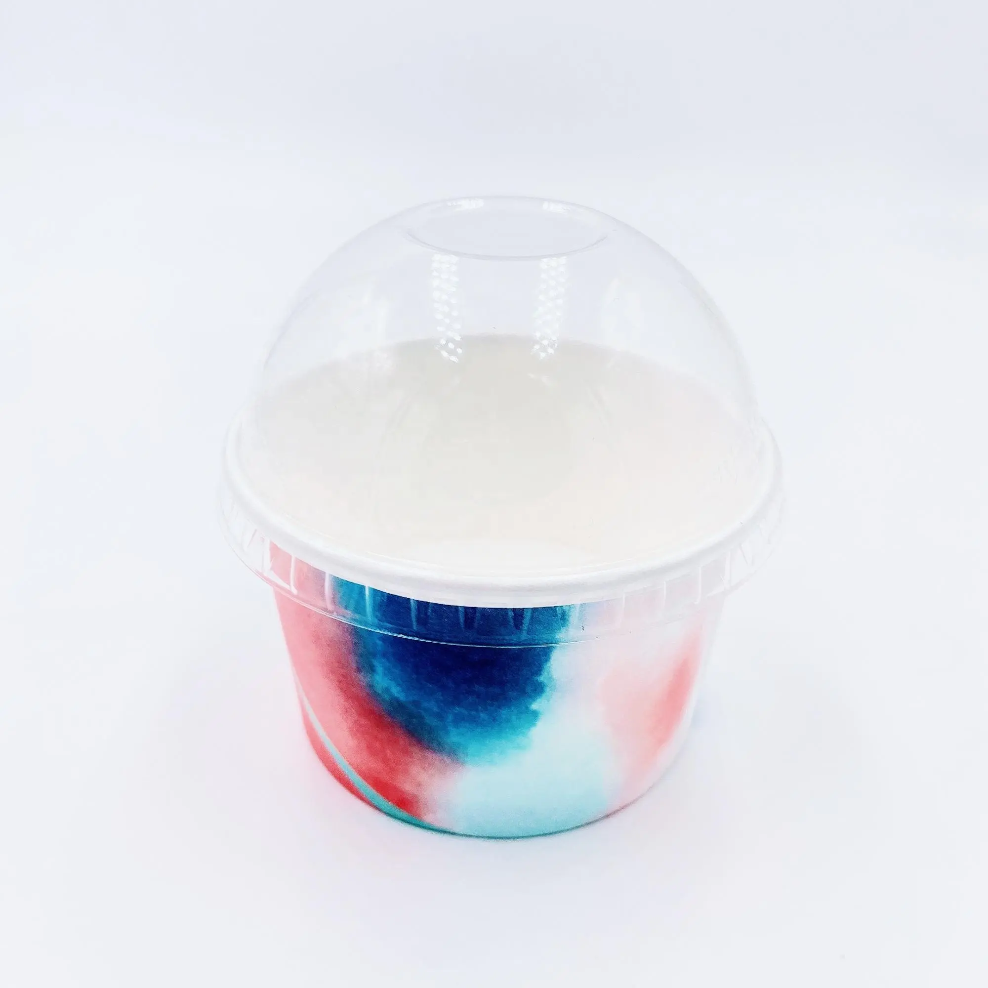 Conception chaude jetable biodégradable froid café écologique de crème glacée de boisson pla tasses 8oz de papier fabricant