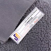 Qualité usine prix de gros le plus bas recyclé couleur unie Teddy fausse fourrure cachemire berbère Sherpa polaire bouclés tissu en peluche