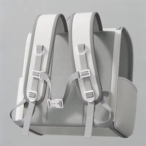 กระเป๋าเป้สะพายหลังสำหรับแมวและสุนัขขนาดเล็ก ระบายอากาศได้ดี มีช่องด้านข้าง สายสะพายบุนุ่มสบาย กระเป๋าใส่แมวสำหรับพกพาออกนอกบ้าน - Product Image 5