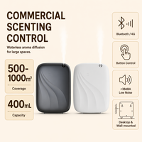 Diffuseur d'arômes électrique sans eau 400 ml, machine à parfum murale, portée 1000 m³ pour salle de sport, spa, salon