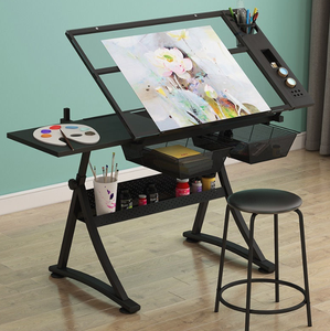 Nouvelle table de <span class=keywords><strong>dessin</strong></span> en verre tendance pour l'école, la salle de classe des artistes, le bureau de <span class=keywords><strong>dessin</strong></span> - Product Image 4