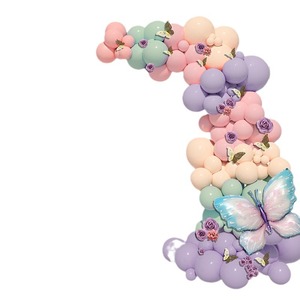 Vente en gros Décorations gonflables personnalisées pour joyeux <span class=keywords><strong>anniversaire</strong></span> à l'hélium Ensembles d'arcs de ballons en latex mat pour les fêtes - Product Image 5
