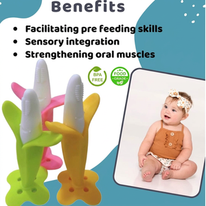 Mordedor de Maíz Dulce de Silicona Verde, Libre de BPA, Grado Alimenticio, para Regulación Sensorial y Terapia Oral Motor - Product Image 4