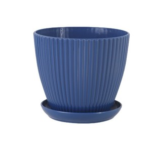 <span class=keywords><strong>Grand</strong></span> pot de plantes d'intérieur/extérieur minimaliste moderne avec <span class=keywords><strong>bac</strong></span> de drainage comprenant un support pour plantes d'intérieur-pour application dans le jardin - Product Image 3