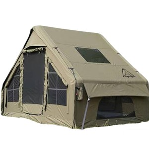 Nouveau Produit 6.3 m² Vert Coupe-Vent Portable Air Tente Gonflable <span class=keywords><strong>Camping</strong></span> Tente Extérieure 6 Personnes pour Voyage en Voiture - Product Image 1