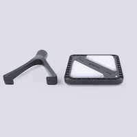 Lampe solaire carrée pour cour LED 20W 3000K 4000K 6000K, boîtier en aluminium, hauteur du poteau 4M, vente en gros directe d'usine, OEM