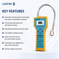 Détecteur de gaz portable CAATM CA-2100H pour la détection de fuites de gaz combustibles (méthane, propane) avec conception intrinsèquement sécurisée