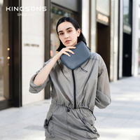 Pochette portable et durable pour accessoires électroniques, bio-sourcée et végane, pour organiser les écouteurs, les câbles de données, les chargeurs et les batteries externes