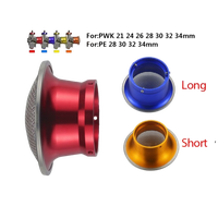 Karburator sepeda motor, tahan lama 50mm 55mm Kei Hin Mikuni PWK 21 24 26 28 30 32 34mm PE 28 30mm karburator sepeda motor Filter udara cangkir angin dengan jaring