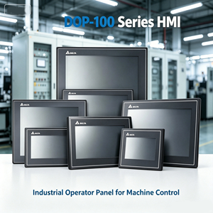 HMI Original Serie DOP‑100 DOP-107WV Pantalla TFT LCD de 7 Pulgadas 800×480 IP65 Panel Frontal DC24V para Automatización Industrial - Product Image 3