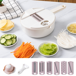 En gros KLH06 Ensemble de 12 ou 9 pièces d'ustensiles de cuisine multifonctionnels pour couper les légumes, déchiqueter les fruits et trancher les pommes de terre - Product Image 4