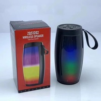 Enceinte Bluetooth portable sans fil à écran LED RGB intégral avec cordon, caisson de basses, son stéréo, audio TF USB, pour fêtes en extérieur
