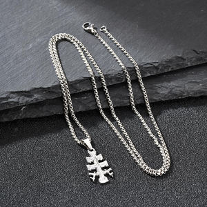 Collar con Cruz de Caravaca de Acero Inoxidable 316L para <span class=keywords><strong>Hombre</strong></span> y Mujer, Colgante Religioso de Jesús Crucificado, Joyería Católica de Protección con <span class=keywords><strong>Cadena</strong></span> - Product Image 5
