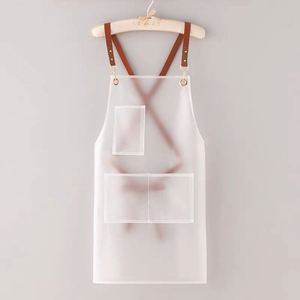 Tablier sans manches imperméable et anti-huile en TPU pour abattoirs, salons de coiffure, usines agroalimentaires aquatiques, cuisines domestiques - Product Image 4