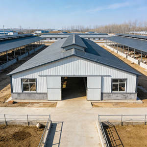 Customizable Poultry <b>Prefab</b> <b>Houses</b> Steel Structure Fully Automated Chicken Poultry <b>House</b> - Product Image 3