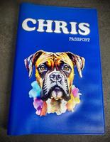 EASETRIP 50mil PVC Passeport Couverture Pet Passeport Titulaire pour Animaux Taille 21x16cm