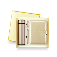 Article promotionnel d'entreprise personnalisé comprenant un ensemble cadeau de stylo, un agenda, une clé USB et une bouteille pour cadeaux d'affaires et promotionnels