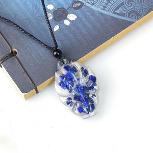 Collier perlé en époxy cristal avec pendentif renard à neuf queues blanc, collier ras du cou pour pull - Product Image 6