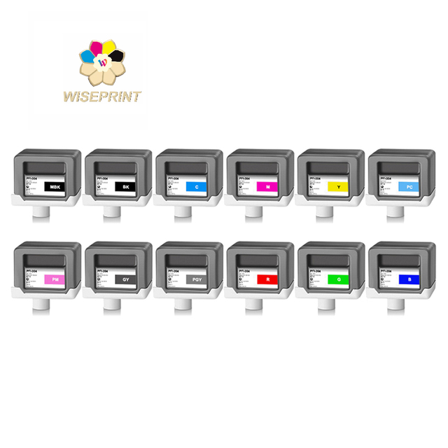 Wiseprint Compatible Canon PFI-301 PFI301 PFI-302 Pigment Ink Cartridge for IPF 8000 8000s 8010s 8110 9000 9000s 9010 9110