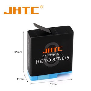 Batería JHTC de 1500 mAh para GoPro <span class=keywords><strong>Hero</strong></span> <span class=keywords><strong>8</strong></span> Black, Accesorios para Baterías - Product Image 3