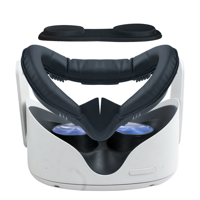 6 1 VR Accessories Upgraded Breathable Plastic Light-blocking Nose Cover Facial Interface Bracket Protection Easy Installation