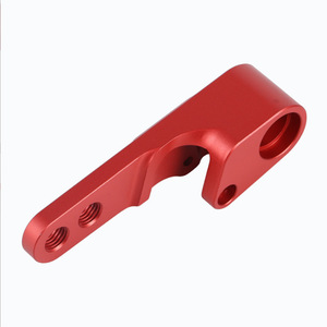 Servicio de Mecanizado CNC de Precisión, Piezas de Aluminio Personalizadas, Componentes Mecánicos Fresados CNC con Anodizado Rojo - Product Image 4