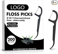 Meilleur Prix – Cure-dents Écologiques en Charbon de Bambou et Fils Dentaires pour l'Hygiène Buccale et le Nettoyage des Dents