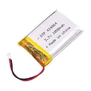 Pack de batteries lithium-polymère, 3.7V, 1050mAh, 3,885 wh, rechargeables, avec connecteur PCM +, vente en gros