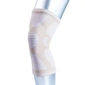 Protetor de joelho unissex respirável, cinta protetora de joelho para levantamento de peso, para corrida