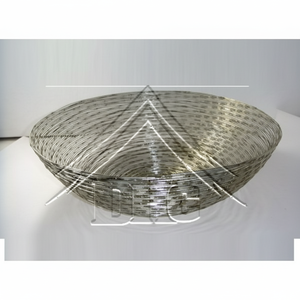 Vente en gros de paniers de fruits ronds en métal fer vert personnalisés en vrac paniers de rangement en fil métallique solide pour le linge fait à la main - Product Image 1