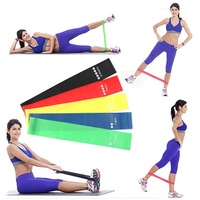 Bandas Elásticas de Resistencia de Látex Antideslizantes con Logotipo Impreso para Estiramiento y Ejercicio en Casa para Gimnasio y Fitness