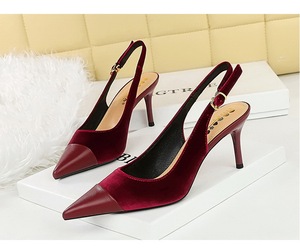 Grande taille 43, chaussures élégantes pour femmes, bout pointu, slingback, talons aiguilles pour femmes - Product Image 4