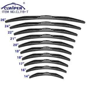 CLWIPER kaca depan datar terbaru wiper blade hybrid untuk mobil