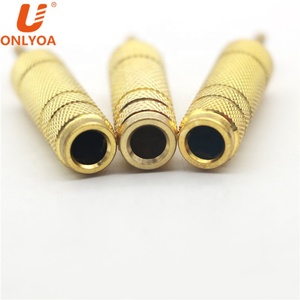 Enchufe hembra de 6,5mm chapado en oro a enchufe de 3,5mm adaptador de Audio de micrófono estéreo macho para REPRODUCTOR DE <span class=keywords><strong>MP3</strong></span> y convertidor de auriculares de micrófono - Product Image 6
