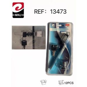 MNJ Glass Door Lock 18mm Keyed Security For Crystal Doors 12Pcs Pack - Product Image 1