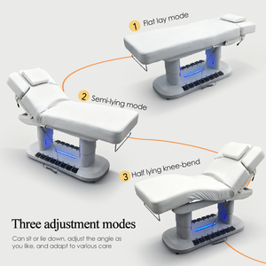 豪华加热水疗按摩床，高度可调节，专业按摩床，整体倾斜睫毛床，适用于 SPA 沙龙家具和医疗水疗中心 - Product Image 5