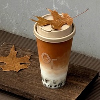 Gobelets en plastique jetables personnalisés transparents de 16 oz (700 ml) pour thé au lait, smoothies, jus et boba