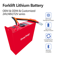 Baterai Lithium Forklift Kustom 24V/36V/48V 202A/230A/280A Pengisian Cepat Perawatan Mudah Baterai Forklift Listrik Lithium