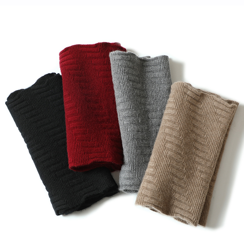 2021 Новое поступление вязаное кольцо 100% кашемировый дизайн шарф унисекс шейный платок.