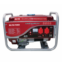 BELTEN POWER Einphasiger 2000W 5,5PS Benzingenerator mit Autostart und Fernstart, 4-Takt, 15L Kraftstofftank für den Heimgebrauch