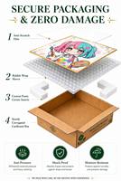 QM Caja Japan Anime Super Dragon Fan Art Blind Box Toys Harga Grosir Murah Kartu Koleksi Booster Art Shikishi Board