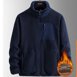 <span class=keywords><strong>Felpa</strong></span> con Logo Personalizzabile OEM per Uomo, Alta Qualità in Pile Polare, Collo Alto, Mezza Zip, per Primavera - Product Image 2